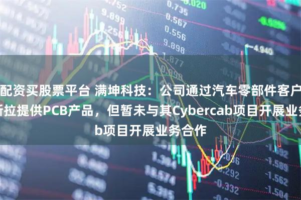 配资买股票平台 满坤科技：公司通过汽车零部件客户向特斯拉提供PCB产品，但暂未与其Cybercab项目开展业务合作